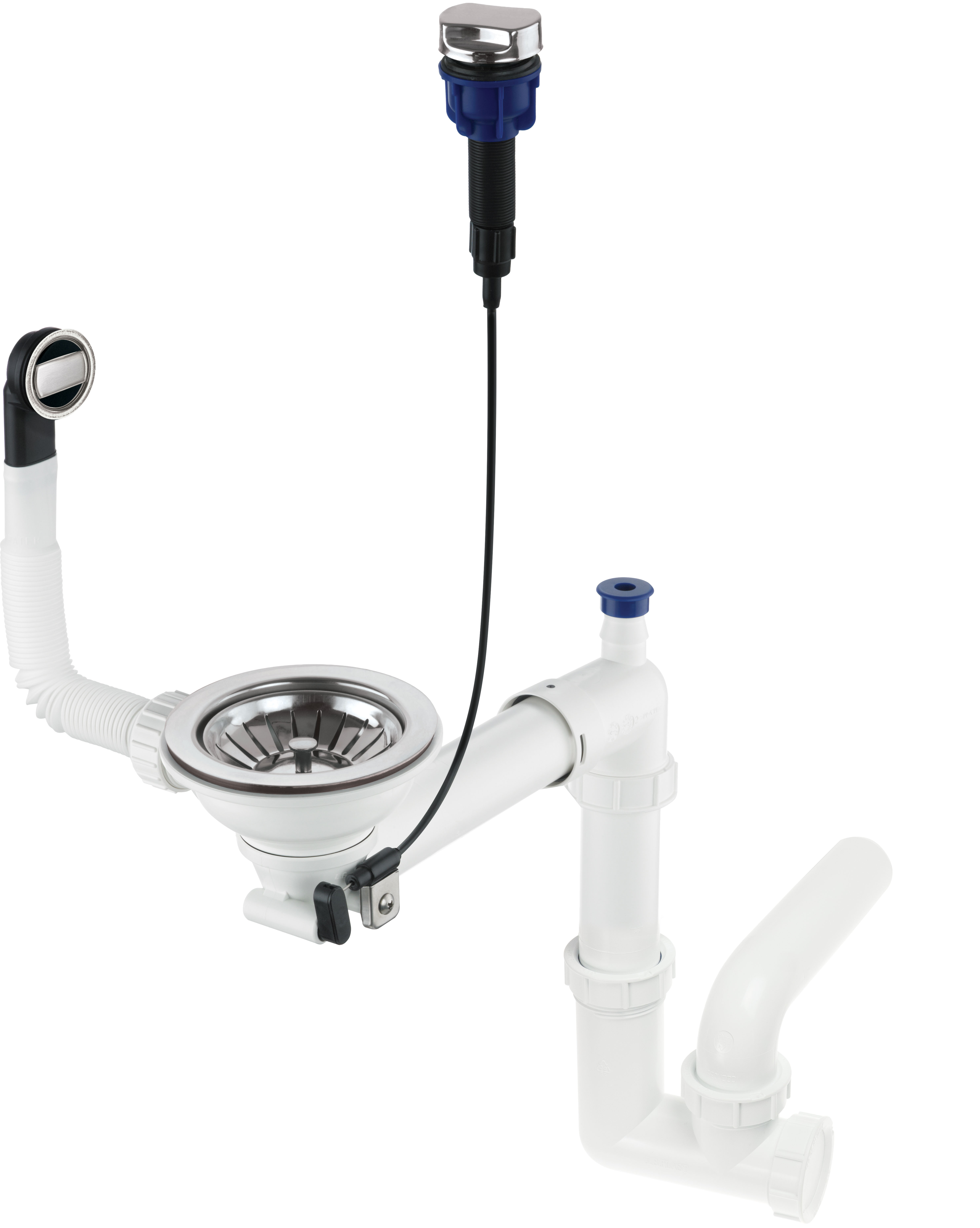 Deante Sifon Space-Saver Lux pro granitové dřezy s 1 komorou - ZXY 9972