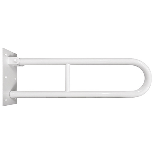 Bemeta Design HELP: Madlo, 850 mm, ve tvaru U, sklopné, bez krytky, bílá - 301606324