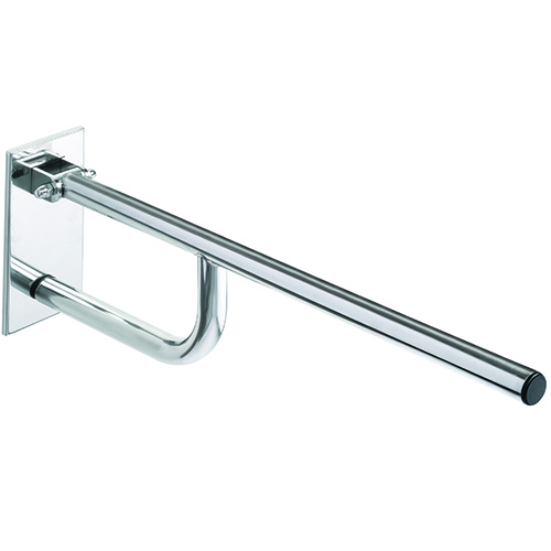 Levně Bemeta Design HELP: Madlo, 760 mm, sklopné, s krytkou, nerez, lesk - 301607091