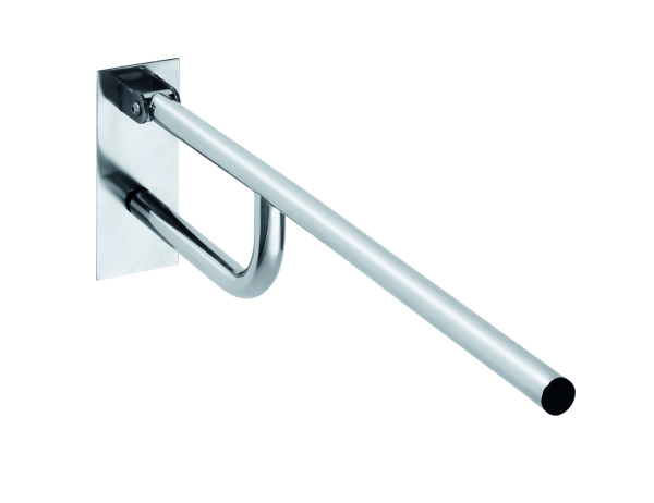 Levně Bemeta Design HELP: Madlo, 760 mm, sklopné, s krytkou, nerez, mat - 301607092