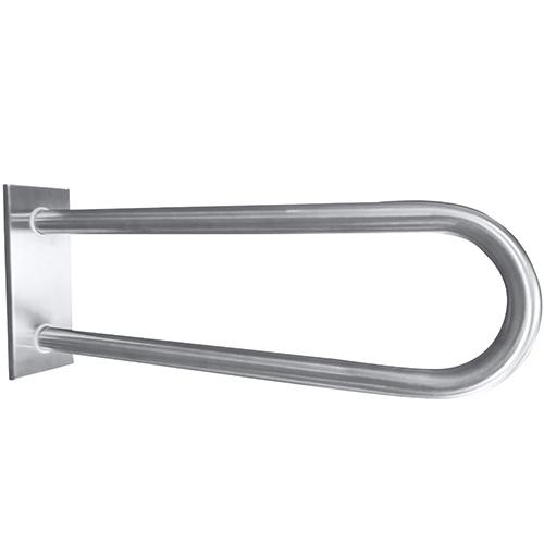 Levně Bemeta Design HELP: Madlo, 600 mm, ve tvaru U, s krytkou, nerez, mat - 301707272
