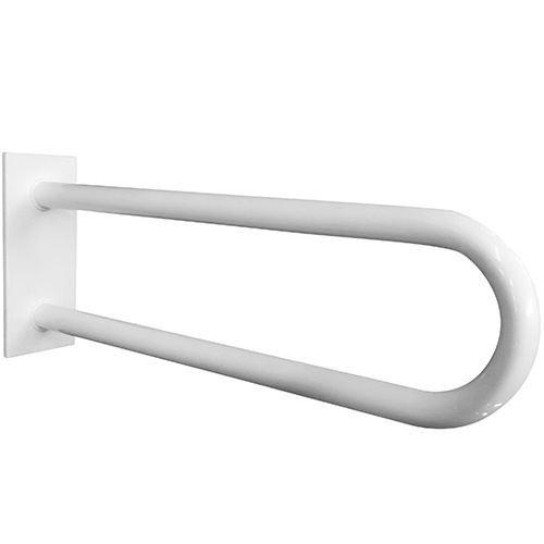 Bemeta Design HELP: Madlo, 850 mm, ve tvaru U, s krytkou, bílá - 301707323