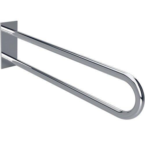 Levně Bemeta Design HELP: Madlo, 900 mm, ve tvaru U, s krytkou, nerez, lesk - 301707331