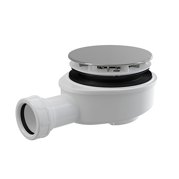 Levně Roltechnik Outlet Vaničkový sifon snížený chrom plast Varianta: ø 90 mm, barva: chrom - (8100034)