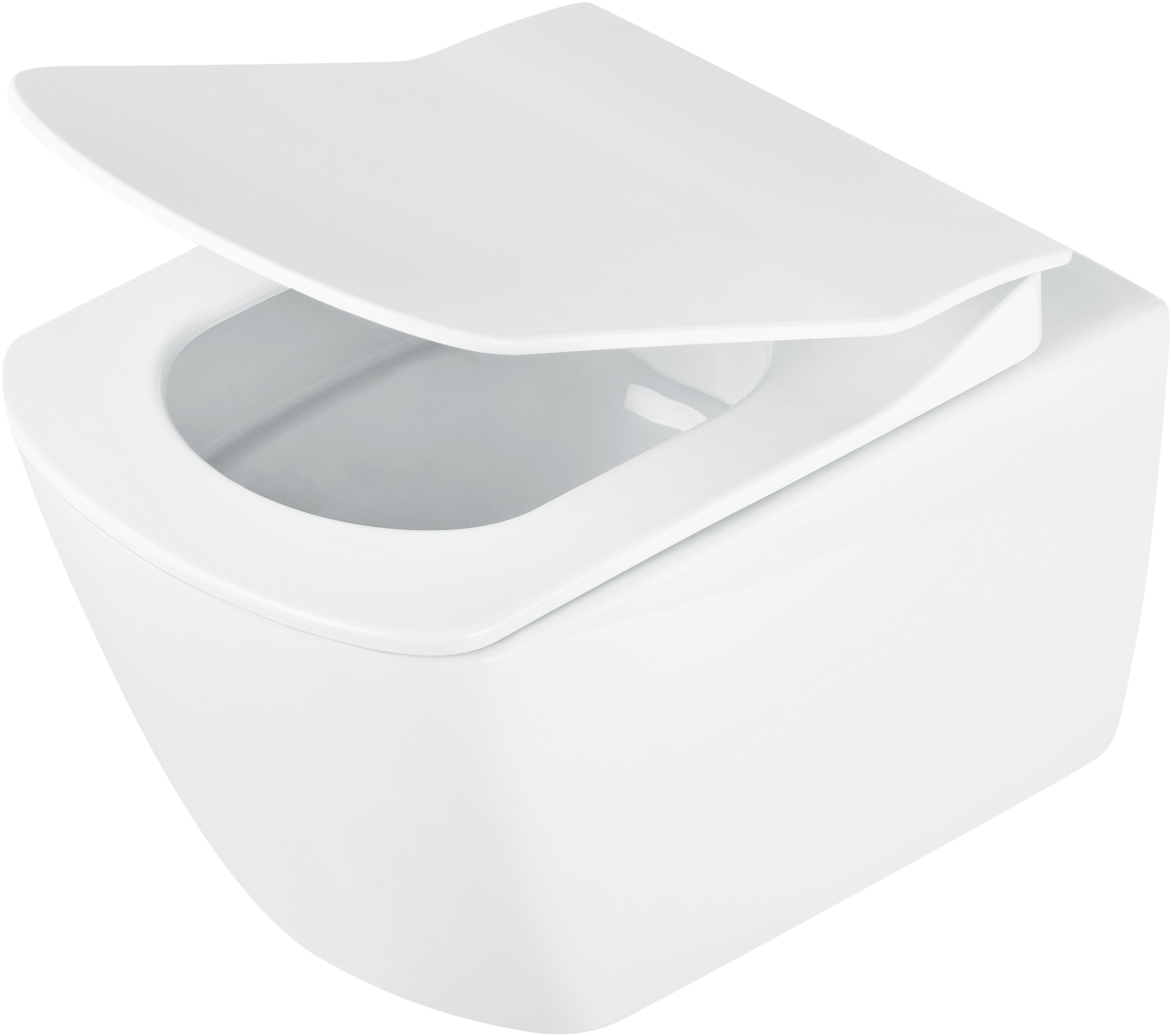 Levně Deante Závěsný WC komplet bez příruby Anemon - CDZD6ZPW, včetně SoftClose sedátka