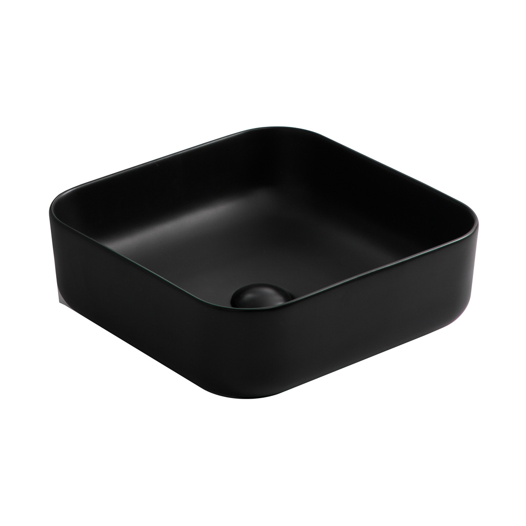 Levně BPS-koupelny Deskové keramické umyvadlo Soro 38 (38x38 cm)