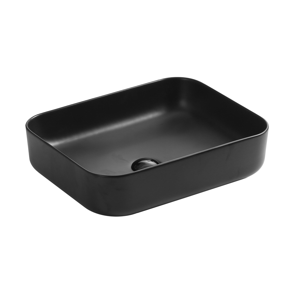 Levně BPS-koupelny Deskové keramické umyvadlo Queen 50 (50x39 cm)