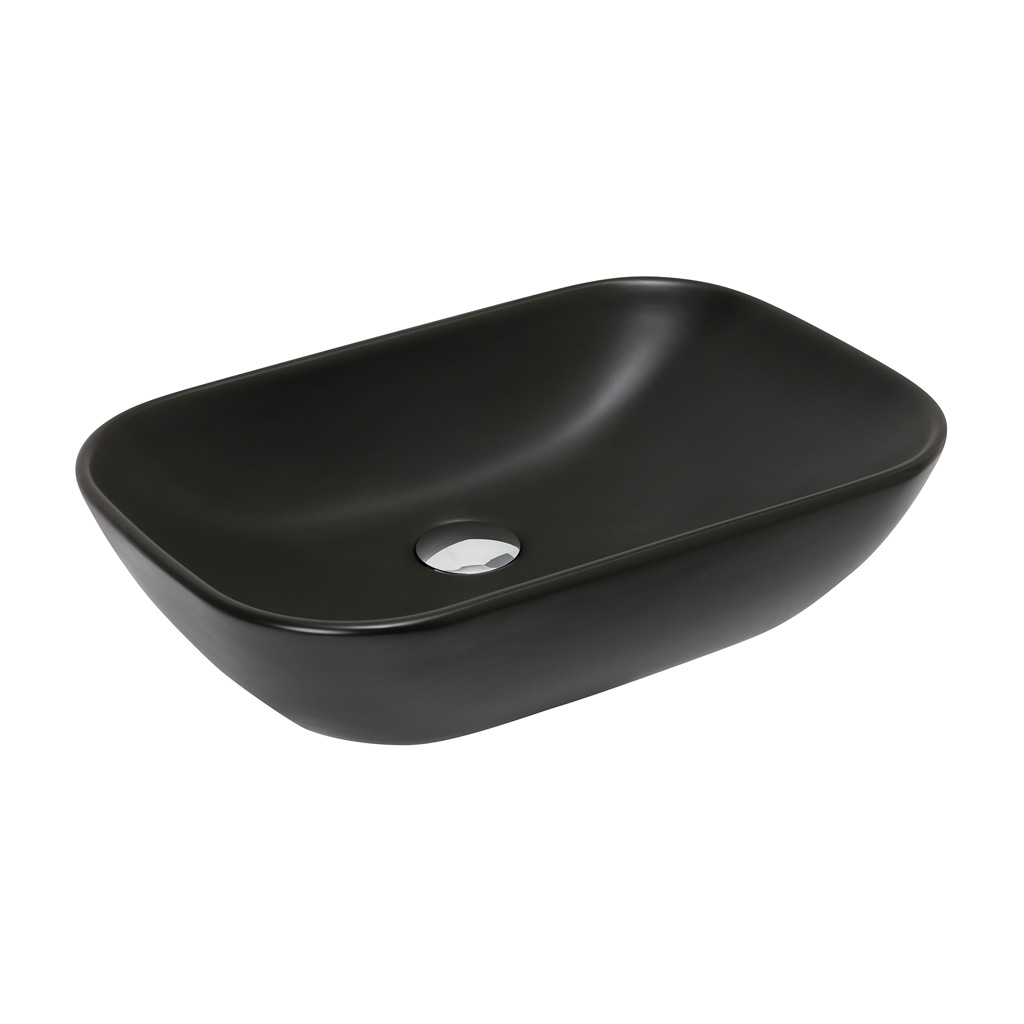 Levně BPS-koupelny Deskové keramické umyvadlo Loto 51 (51x36 cm)