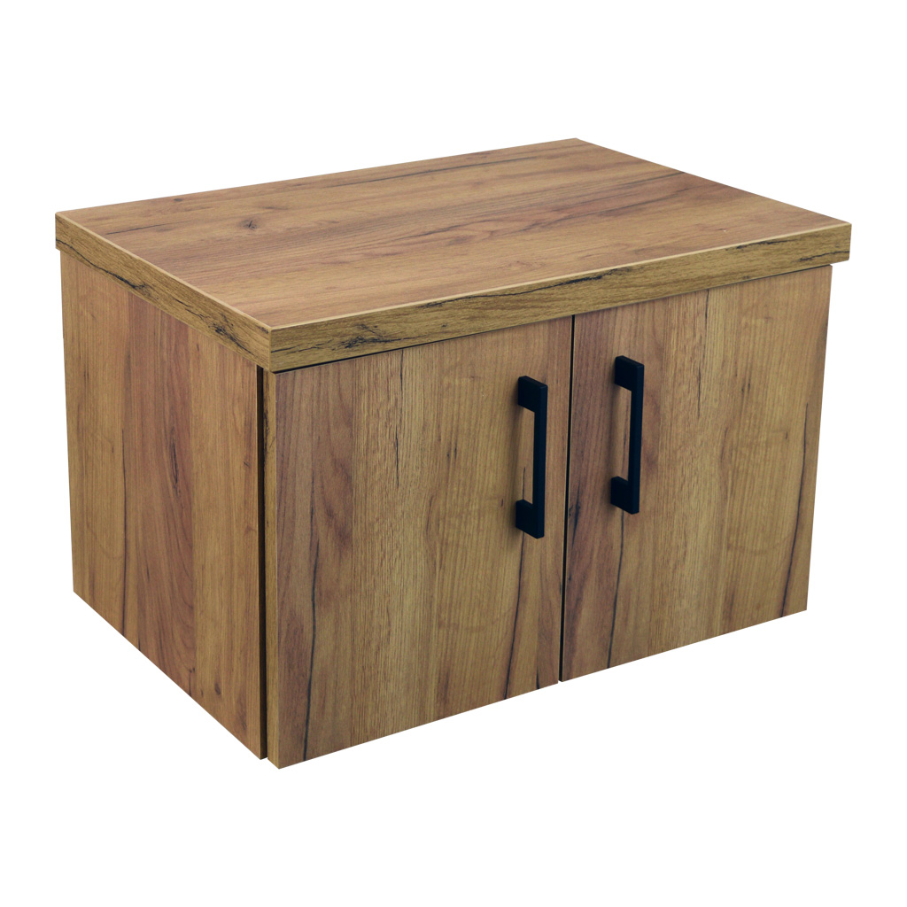 Levně BPS-koupelny Koupelnová skříňka pod deskové umyvadlo Agria II GO 60-HD - zlatý dub/zlatý dub