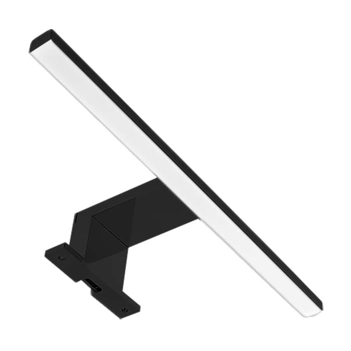 Levně BPS-koupelny LED osvětlení zrcadla Any LED 40 B, černá