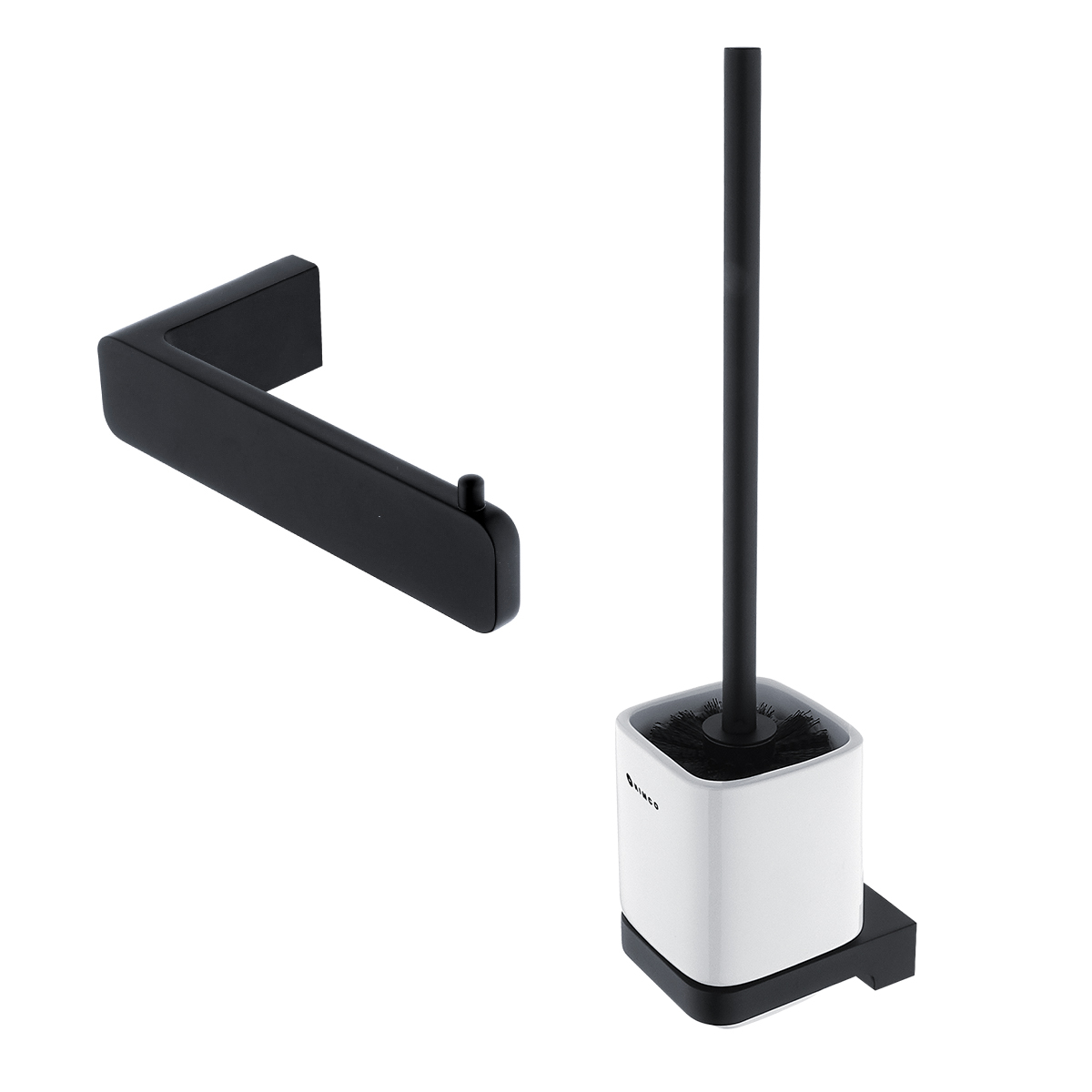 Levně Nimco Sada k WC MAYA černá - MAC set-94KN-90