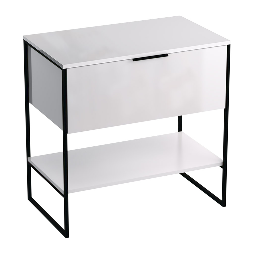 Levně BPS-koupelny Koupelnová skříňka pod deskové umyvadlo Kubus W 80-HD