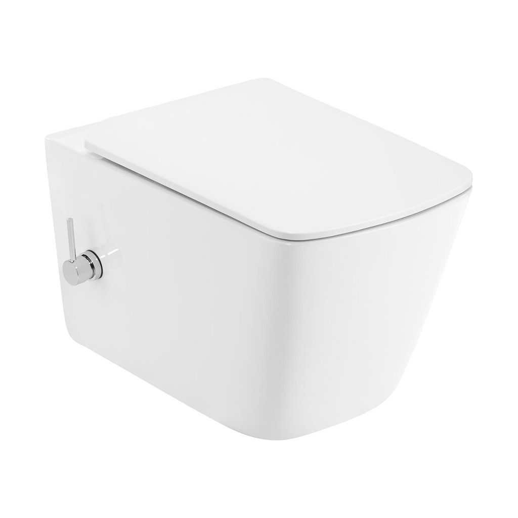 Závěsná WC mísa s funkcí bidetu UpTrend Orion TR2237, včetně sedátka