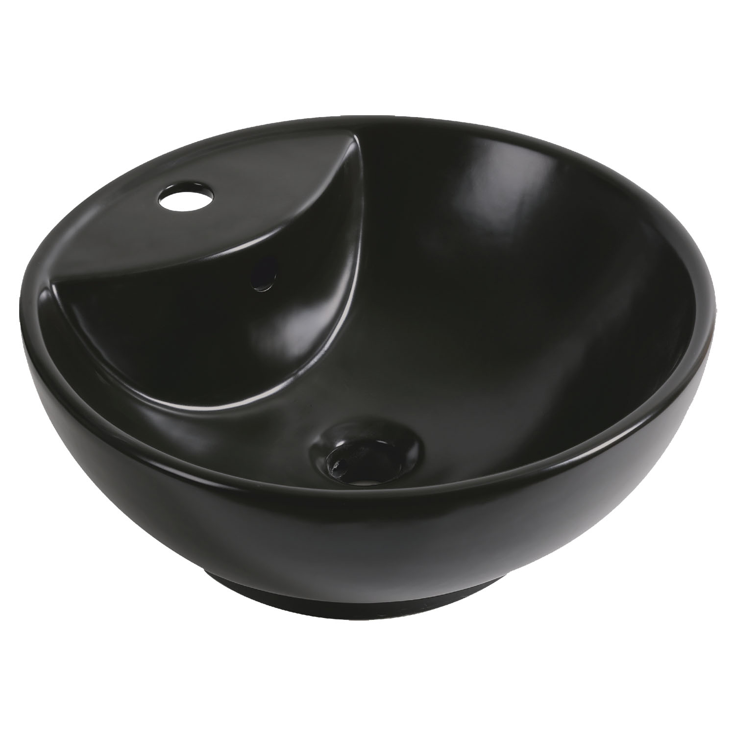 Levně Novoterm Keramické umyvadlo na desku NV-KR-191 BLM (ø 46 cm)