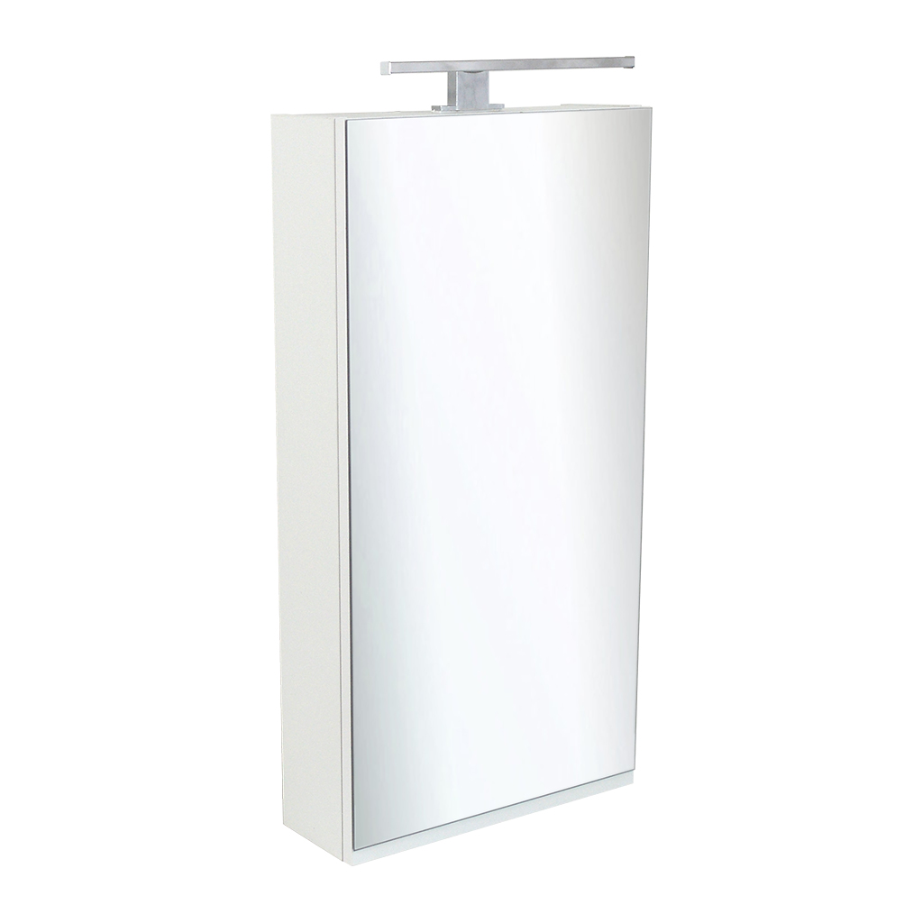 Levně BPS-koupelny Zrcadlová skříňka Atica 40 ZS LED-CR s osvětlením Any LED 30 CR, chrom
