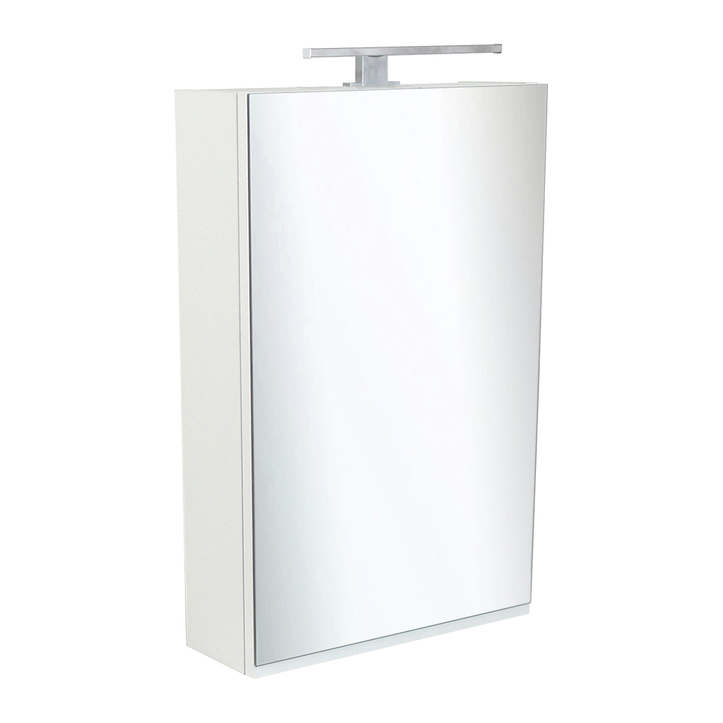 Levně BPS-koupelny Zrcadlová skříňka Atica 50 ZS LED-CR s osvětlením Any LED 30 CR, chrom