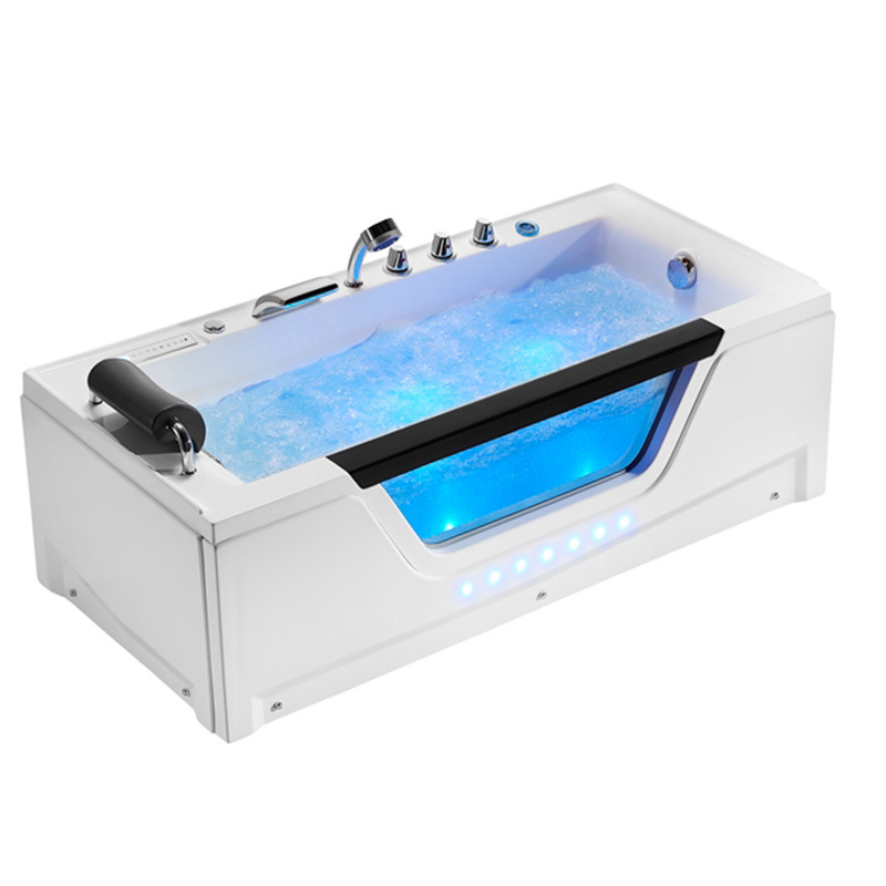 Levně BPS-koupelny Hydromasážní vana HYD-GO938C 162x75 s ohřevem vody
