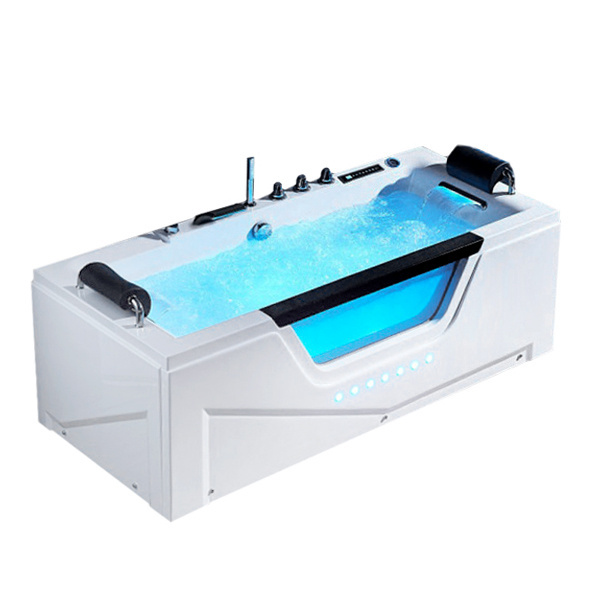 Levně BPS-koupelny Hydromasážní vana HYD-CA938 182x82 s ohřevem vody