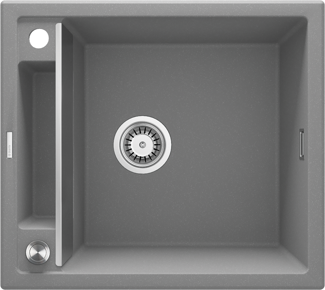 Levně Deante Dřez Magnetic granit - ZRM S103 šedý metalic