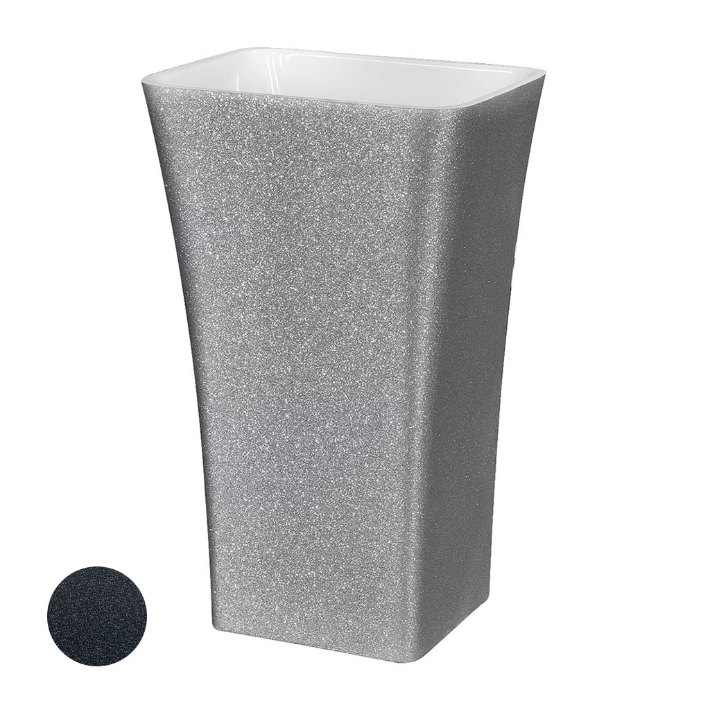 Levně Besco Volně stojící umyvadlo z litého mramoru Assos Glam G UM VS 52x41x85 cm