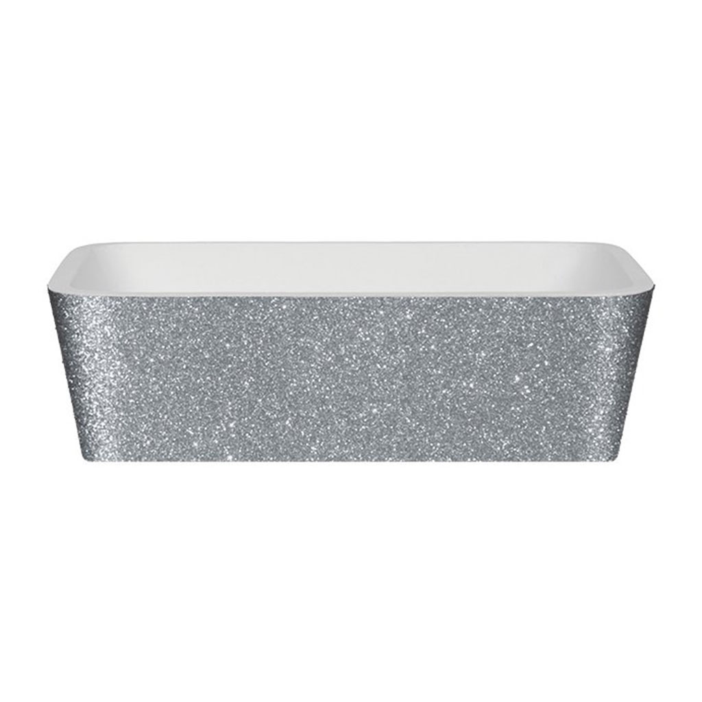 Levně Besco Deskové umyvadlo z litého mramoru Assos Glam S UM D 52x41x15 cm
