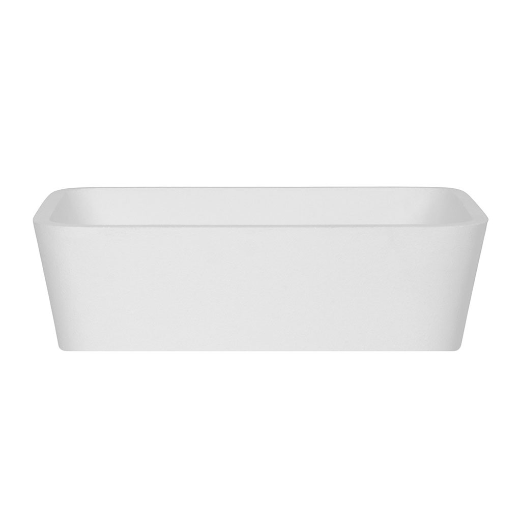 Levně Besco Deskové umyvadlo z litého mramoru Assos Matt UM D 52x41x15 cm