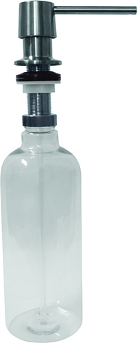 Levně Bemeta Design Dávkovač mýdla/saponátu, 1100 ml, integrovaný, mosaz/plast, mat - 152109143