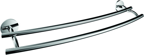 Levně Bemeta Design ALFA: Držák ručníků, 525 mm, dvojitý - 102410052