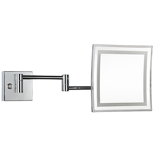 Bemeta Design Kosmetické zrcátko s LED osvětlením, 225 × 225 mm - 116301812