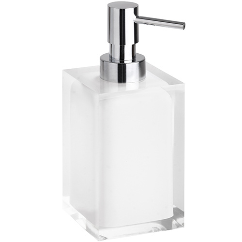 Levně Bemeta Design VISTA: Dávkovač mýdla, 250 ml, na postavení, bílá - 120109016-104