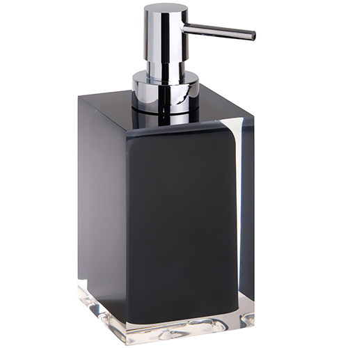 Levně Bemeta Design VISTA: Dávkovač mýdla, 250 ml, na postavení, černá - 120109016-100