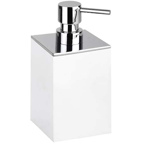 Levně Bemeta Design GAMMA: Dávkovač mýdla, 200 ml, na postavení, bílá - 145709314