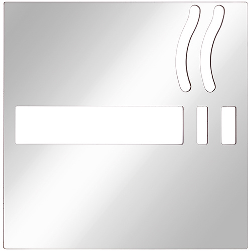 Levně Bemeta Design Ikona – Kouření povoleno, čtverec, lesk - 111022012