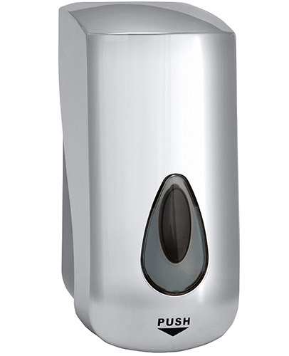 Levně Bemeta Design Dávkovač mýdla, 1000 ml, plast, šedá - 121209037