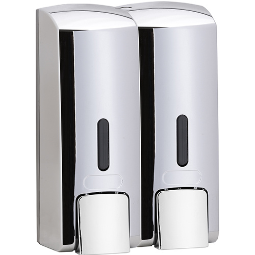 Levně Bemeta Design Dávkovač mýdla, 2 x 300 ml, dvojitý, plast, lesk - 121209132