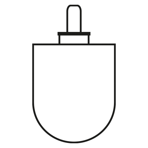 Levně Bemeta Design Náhradní WC kartáč bez rukojeti pro 118113092, 131567277, bílá - 131567281