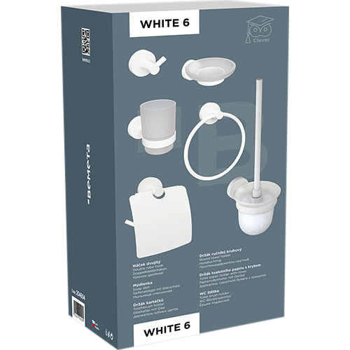 Levně Bemeta Design SET WHITE, 6 ks - 204604