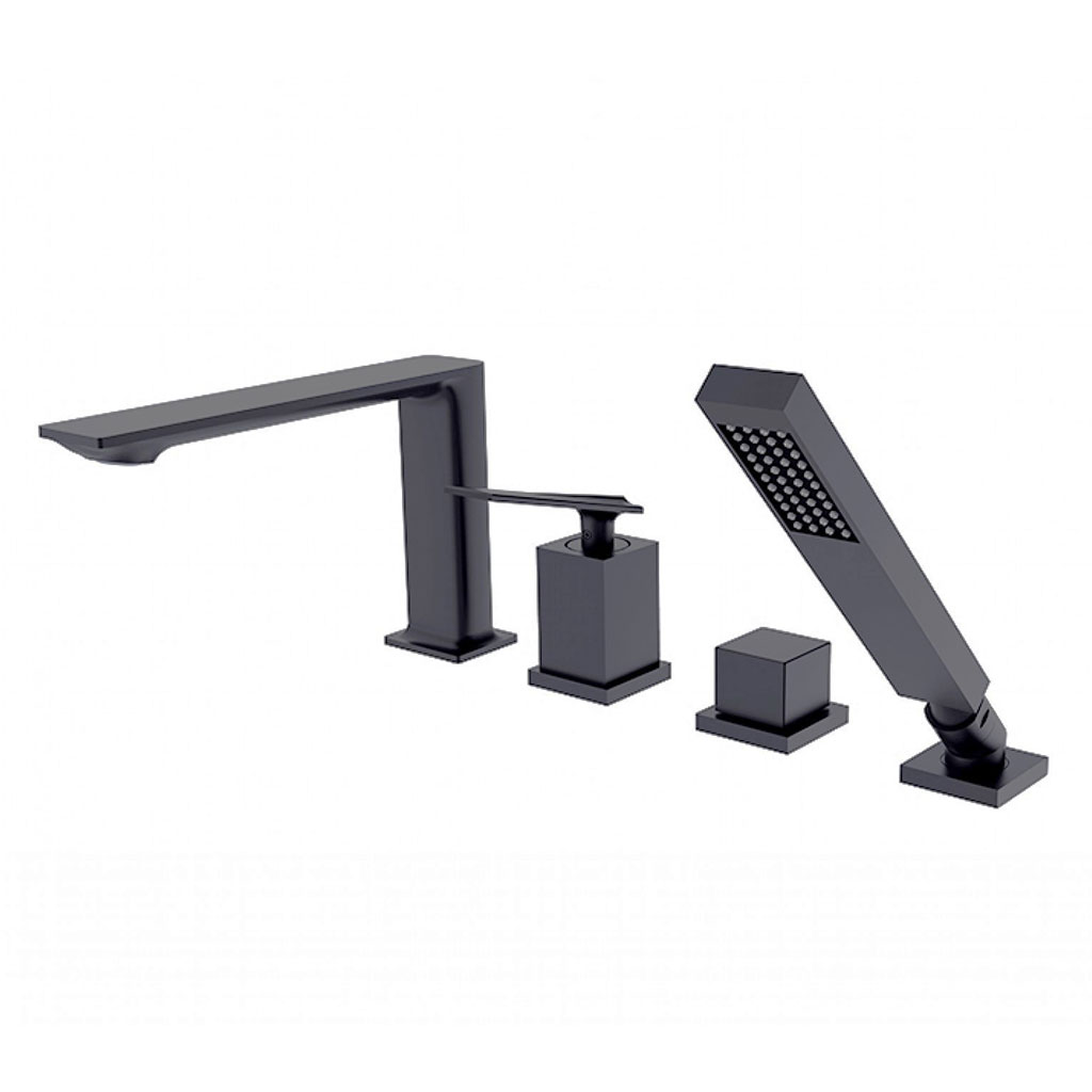 Besco Vanová 4-otvorová baterie Aspira VBS GR Grafit kartáčovaná
