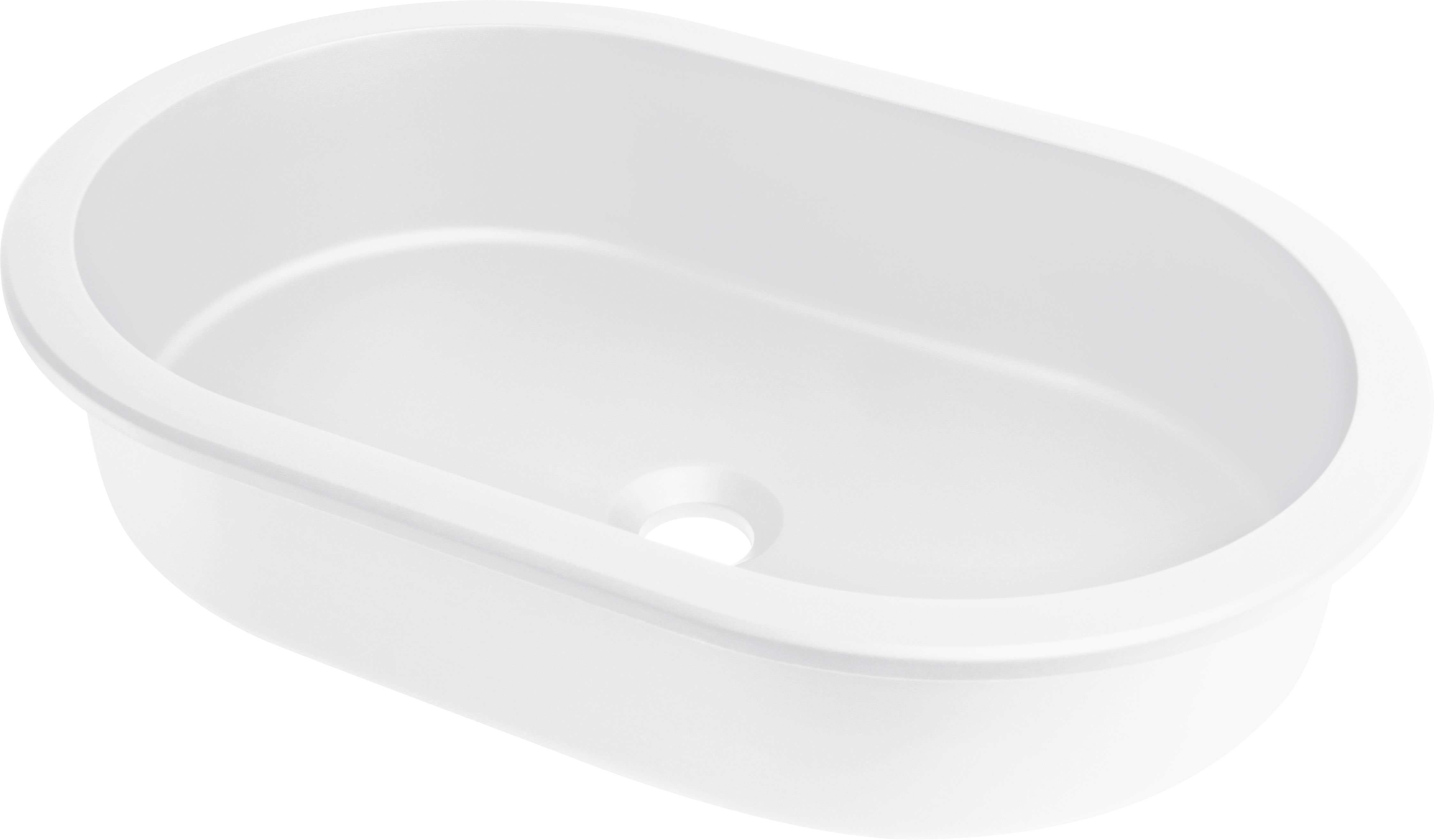 Levně Deante Zápustné/pod deskové umyvadlo Silia 58,8x39 cm - CQSAU6U, granit, alabastr