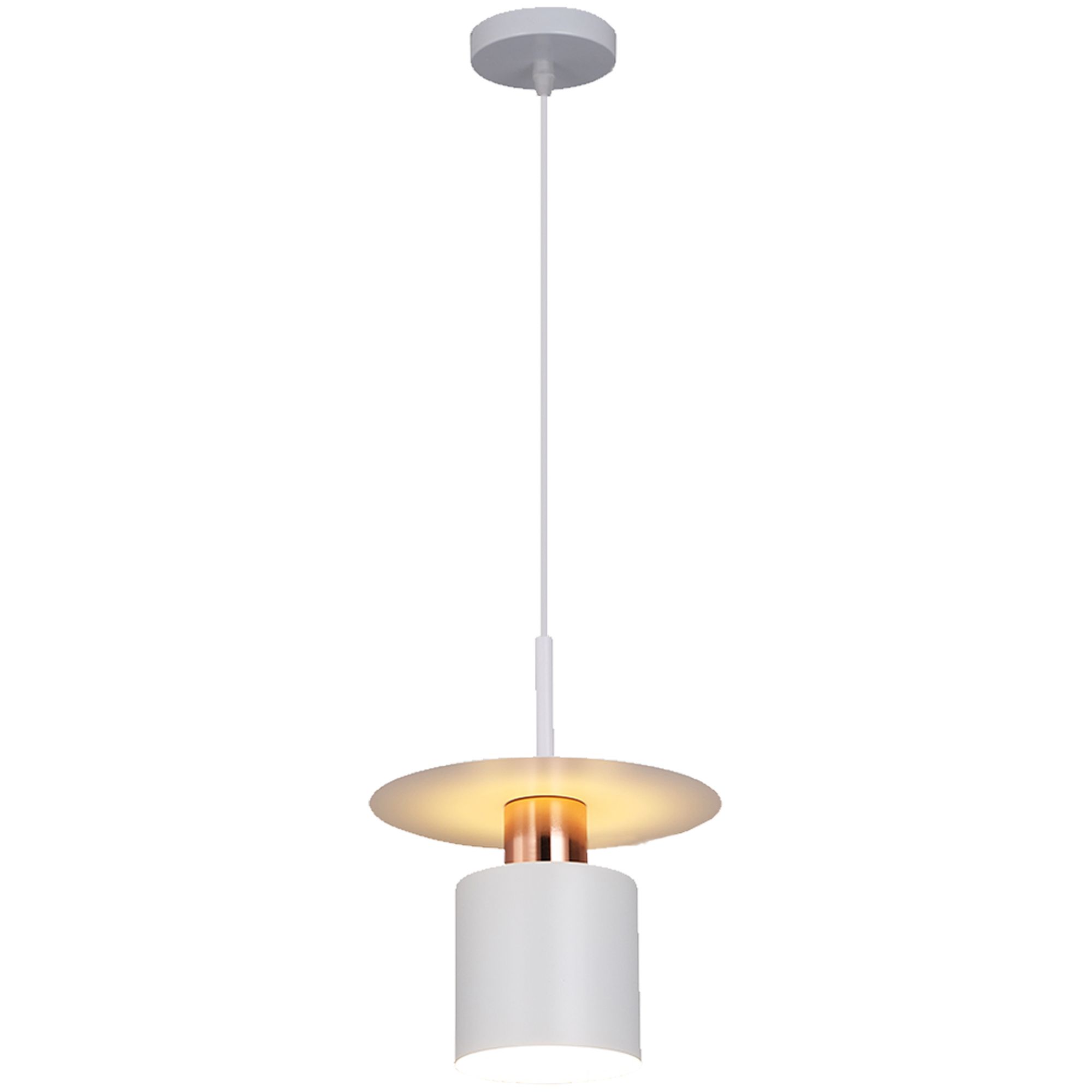 Toolight Závěsné svítidlo s APP1146-1CP White Rose Gold