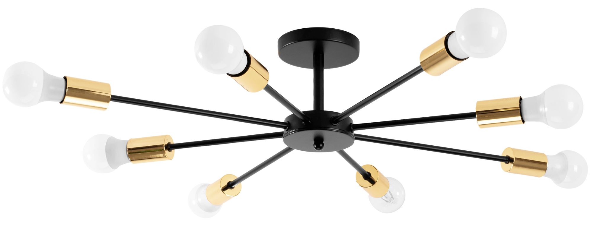 Toolight Lampa Spider 8 APP 502-8C Černá