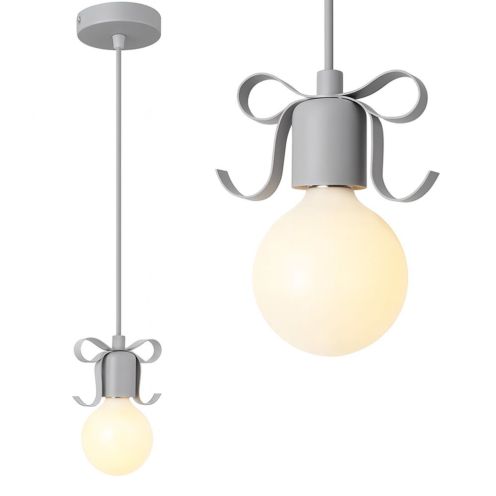 Levně Toolight Samostatná závěsná stropní lampa NARNI šedá