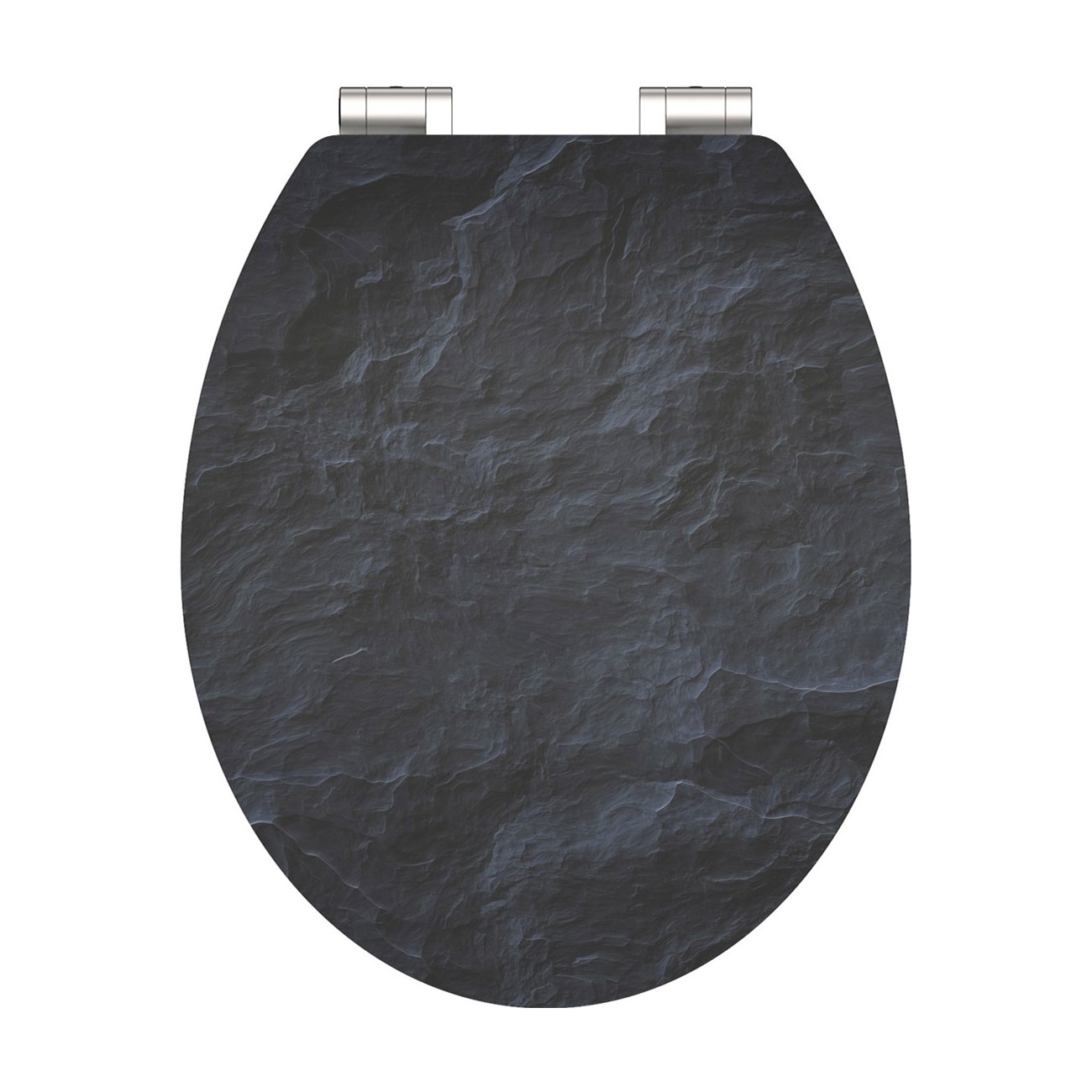 Levně Eisl Sanitär WC prkénko MDF Soft Close Black Stone High Gloss 80535