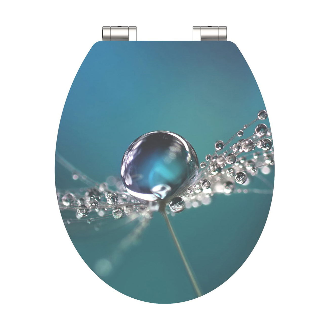 Levně Eisl Sanitär WC prkénko MDF Soft Close Water Drop High Gloss 80544