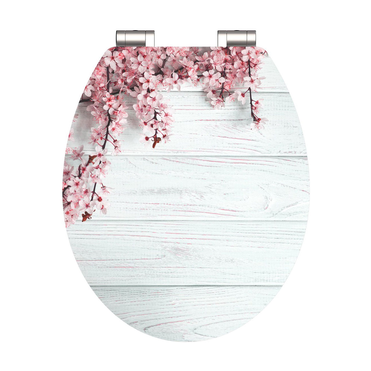 Levně Eisl Sanitär WC prkénko MDF Soft Close Flowers and Wood High Gloss 80549
