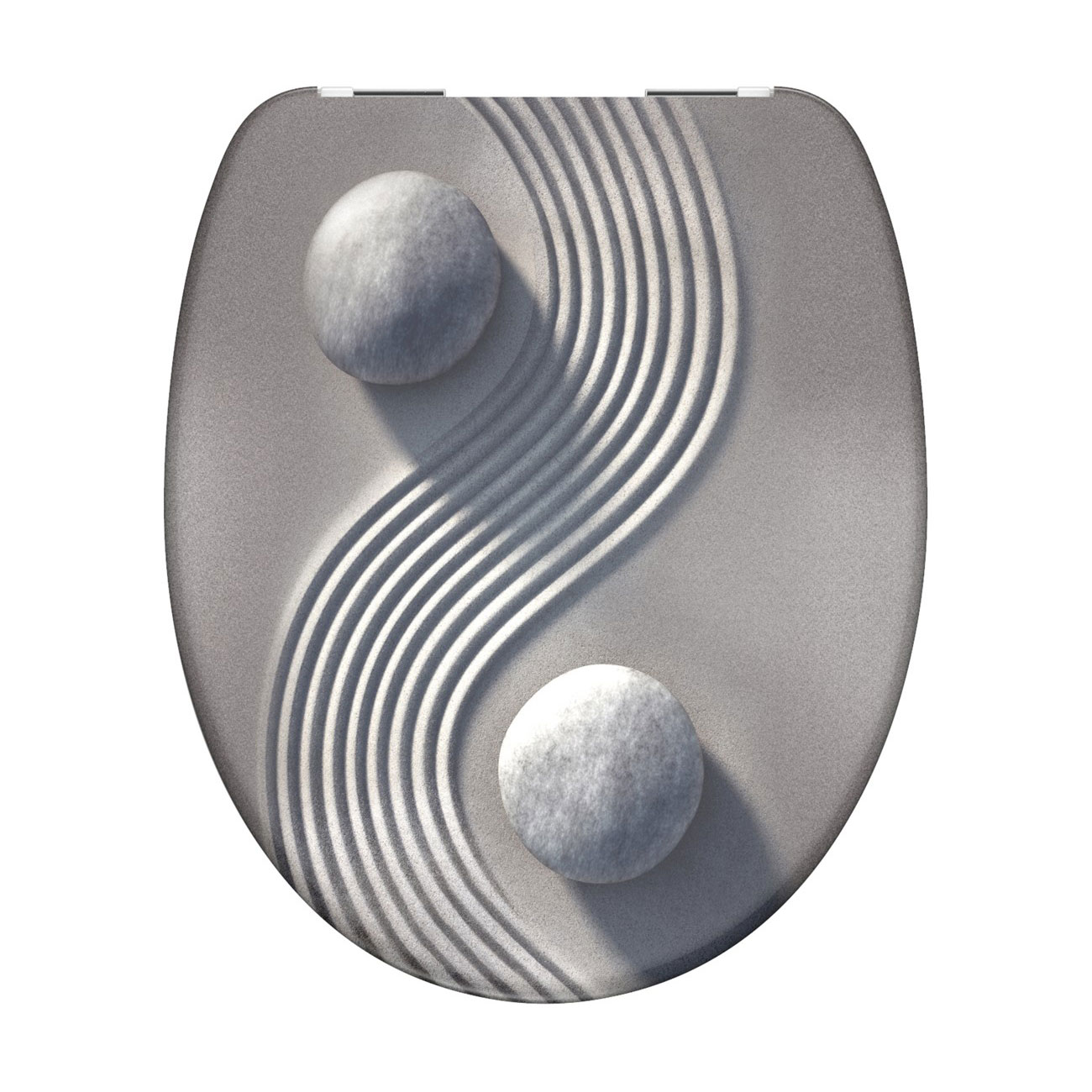 Levně Eisl Sanitär WC prkénko Duroplast Soft Close Ying and Yang 82152