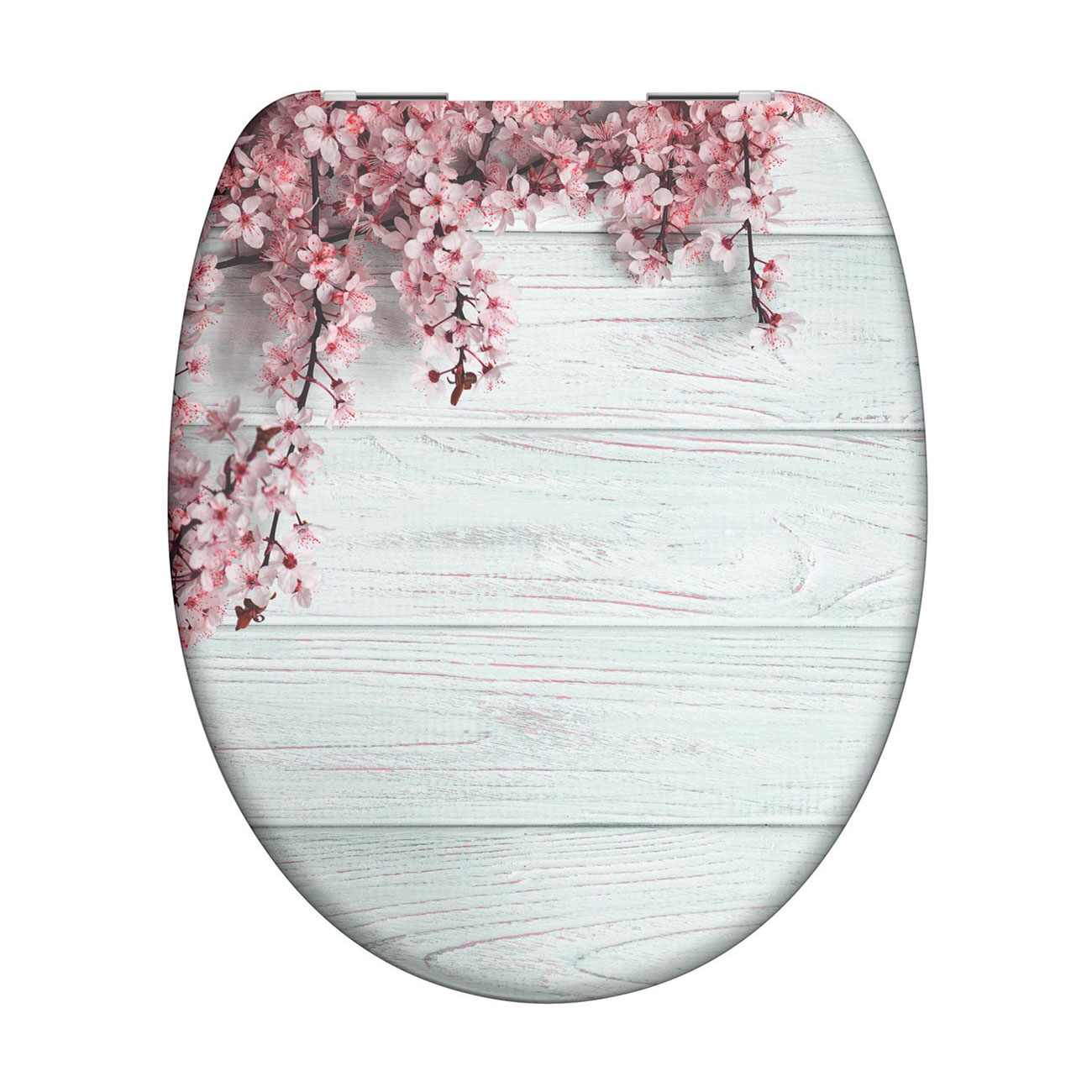Levně Eisl Sanitär WC prkénko Duroplast Soft Close Flowers and Wood 82197