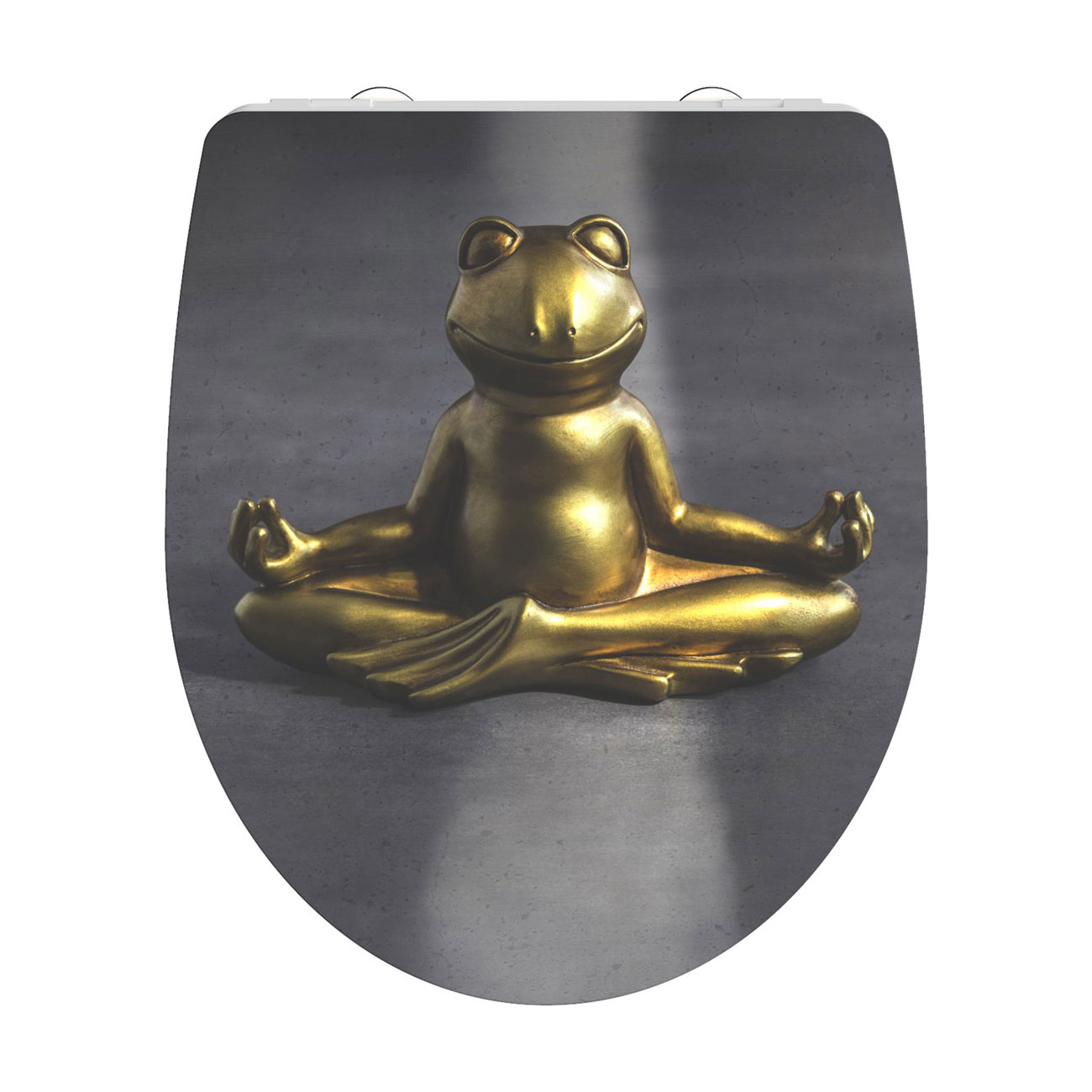 Levně Eisl Sanitär WC prkénko Duroplast Soft Close Relaxing Frog High Gloss 82581