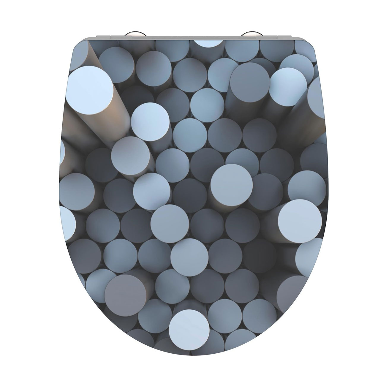 Levně Eisl Sanitär WC prkénko Duroplast Soft Close Round Dips High Gloss 82593