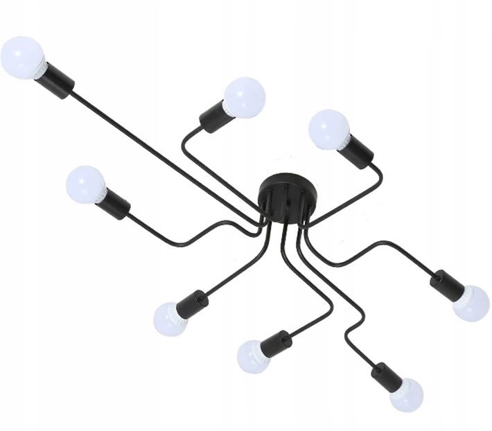 Toolight Stropní / nástěnná lampa Spider Agaro 8